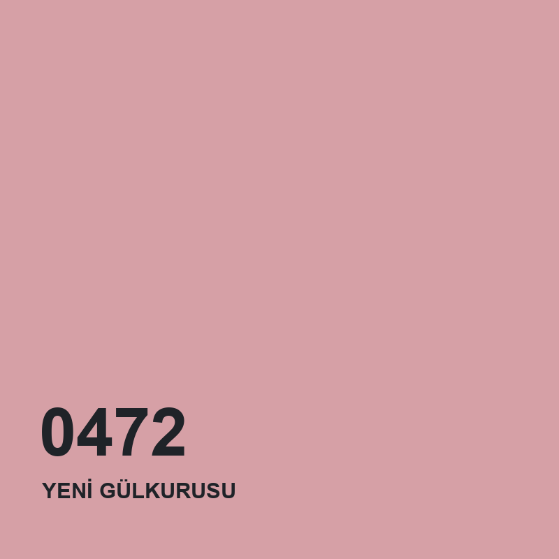 DYO 0472 YENİ GÜLKURUSU